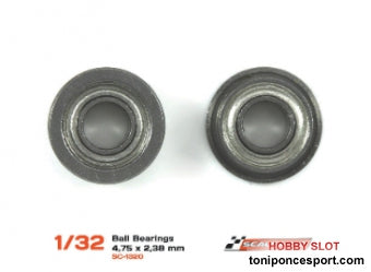 Rodamiento a bolas 4.75x3/32 con pestaña