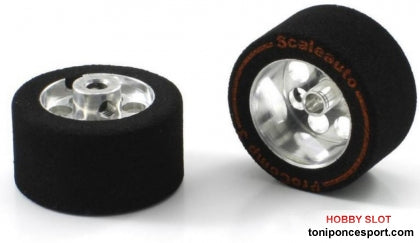 Rueda Espuma 24.5x13mm. Procomp-3 Llanta ø17 para Eje 3mm.