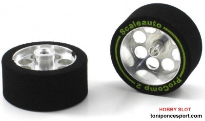 Rueda Esp. 27.5x13mm Procomp-2 para Eje 3mm. Llanta en Aluminio ø21mm