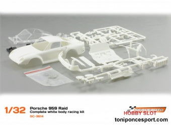 Carrocería Porsche 959 Raid en Kit Blanca