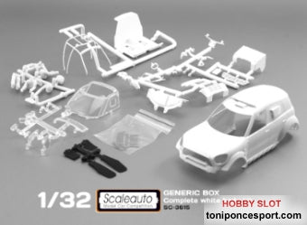 Carrocería Mini ALL4 Raid en Kit Blanca