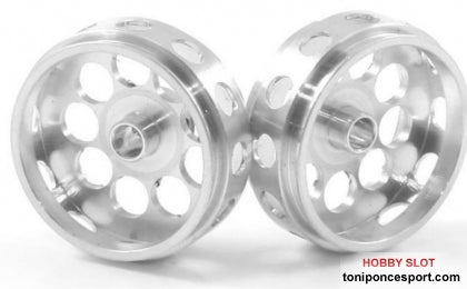 Llanta Aluminio 21x9mm eje 3mm Profile super aligeradas. exterior 21mm