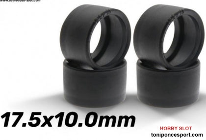 Neumatcos goma Zero Grip 17.5x10mm. para llanta acanalada 16-17mm.