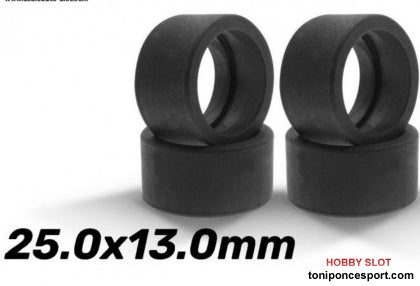 Neum. Goma RT-Medium 25x13mm. SLICKS Compatible Llanta diam. 19, 20 y 21mm