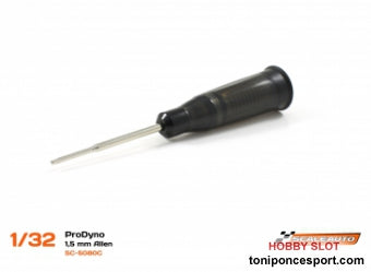LLave Allen M3 (1,5mm) Dinamometrica con Mango en Aluminio/Plástico Negro y Punta Intercambiable.
