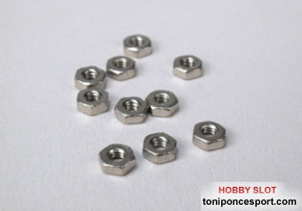Tuercas M2 acero inoxidable