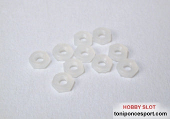 Tuercas M2 nylon