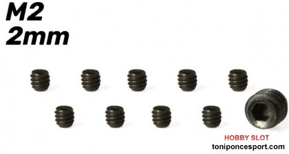 Tornillo Allen M2x2 para llantas y coronas