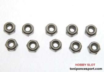 Tuercas Autoblocantes M2 Cabeza de 4mm.
