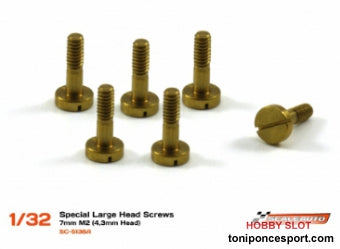 Tornillería para Suspension 7mm con Cabeza de 4,3mm. M2