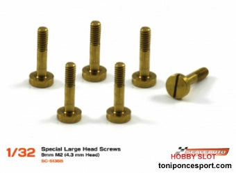 Tornillería para Suspension 9mm con Cabeza de 4,3mm. M2