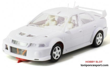 Mitsubishi Evo VI White Racing Kit - Anglewinder In-Flex 2.0 Chassis
