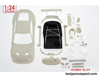 Carrocería XKR - GT2 kit blanco 1/24