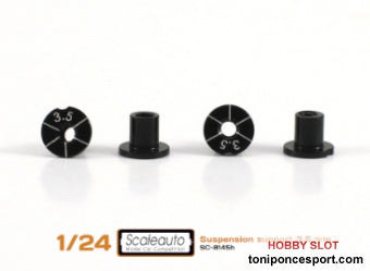 Casquillos sujección H 3.5mm Aluminio Non concentric.