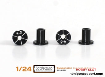 Casquillos sujección H 4.5mm Aluminio Non concentric.