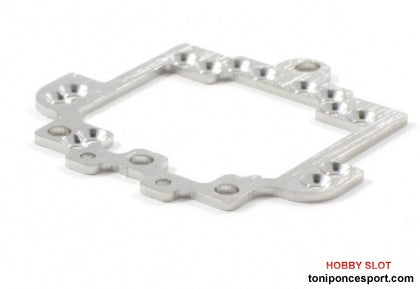 Sub-Chasis Trasero Motor Largo SC8003 GT3 en Acero de 1.2mm Aligerado.