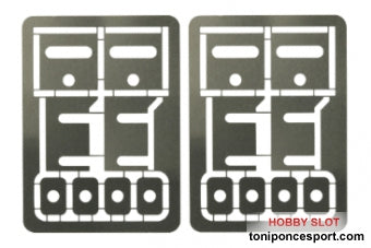 Separadores Metálicos de 0.5mm para Soportes de Ejes SWRC