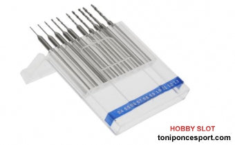 Brocas con eje fijo de 2.35mm desde 0.4, a 1.3mm