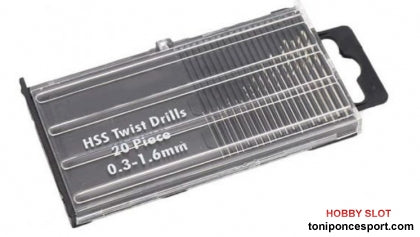 Brocas de acero 0,3, a 1,6mm