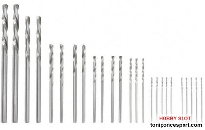 Juego de Brocas de acero 0,5 a 3,0mm