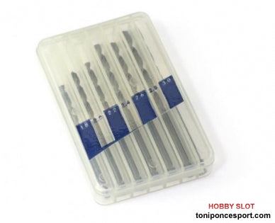 Brocas de acero 1,8 a 3,0mm