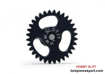 Corona 32d. Anglewinder Diam.18mm. en Aluminio Aligerado para Eje 2.38mm.