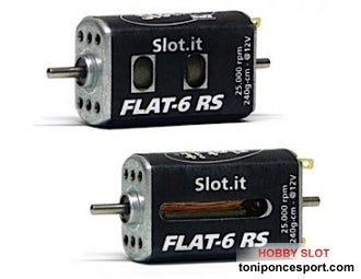 Motor FLAT6-RS de 25000rpm Caja larga, baja 7.3mm 240 gr*cm.