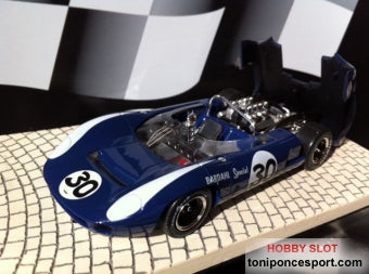 Lola T70 Spyder Bridgehampton 1966 - Azul Nº30 Limited Edition