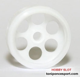 Llanta Universal Plastico 15,8 x 8mm. (x2)