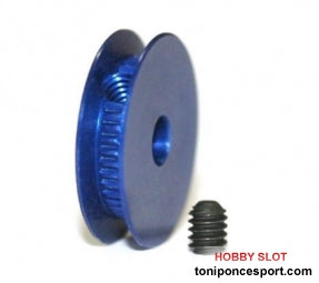 Polea UNIVERSAL Ø8 eje 2,38 mm. AZUL
