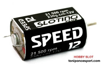 Motor SPEED 12 21.500 rpm. 230g.cm