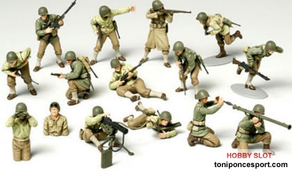 Figuras Infantería de EE. UU. 1/48