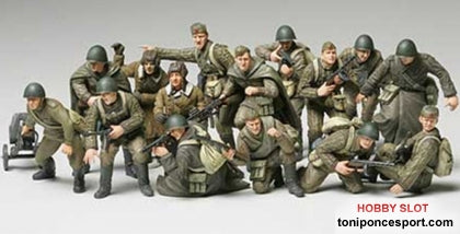 Figuras Soldados y tanquistas rusos 1/48.