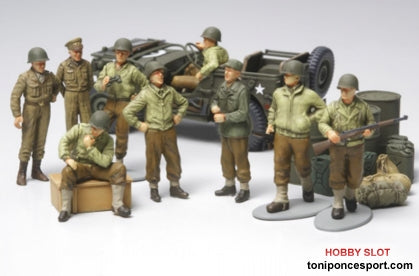 Figuras Infantería de EE.UU. en reposo 1/48.