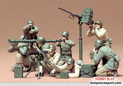 Figuras Mortero y sirvientes de EE.UU. 1/35.