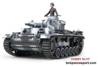 Tanque German Panzerkampfwagen III Ausf.N 1/35.