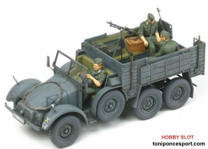 Camión Krupp Protze y figuritas 1/35.