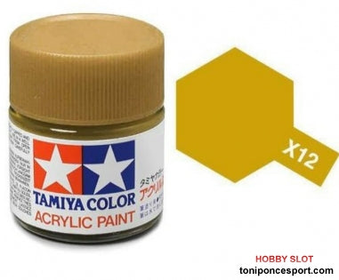 Pintura Acrilico Mini Dorado X-12