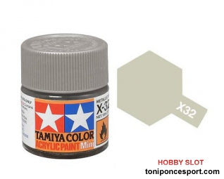 Pintura Acrilica X-32 Plata Titanio