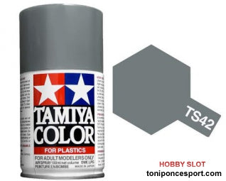 Spray Pintura Esmalte TS-42 Gris Acero Claro