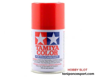 Pintura Spray Policarbonato PS-34 Rojo Brillante