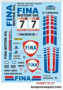 Calca BMW M3 Rallye Ypres 1989 - Marc Duez 1/18