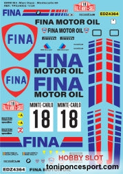 Calca BMW M3 Rallye Montecarlo 1989 - Marc Duez 1/24