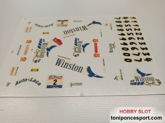 Calca Citroen ZX Kit-Car Winston Rallye Isla de Tenerife 2002 1/32