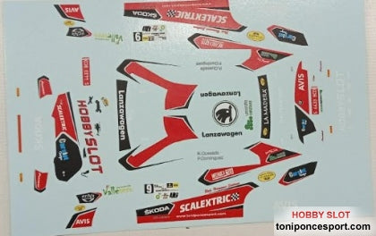 Calca Skoda Octavia Kit Car Rallye Isla de Gran Canaria 2020 Raul Quesada - P. Dguez. 1/32