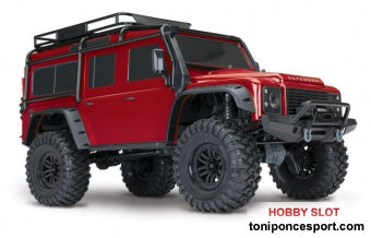Crawler Land Rover Defender Red TRX-4