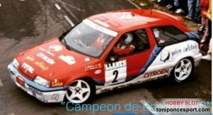 Citroen ZX 16v. Campeón de España 1996
