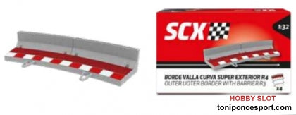 Borde Valla Curva Super Exterior R4 (x4)