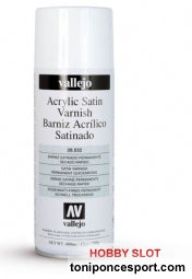 Barniz Spray Satinado Acrilico 400 ml.