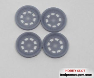 Tapacubo Universal 1/32 para Llanta 15,8 / 15,9 Medida 12,80mm.
